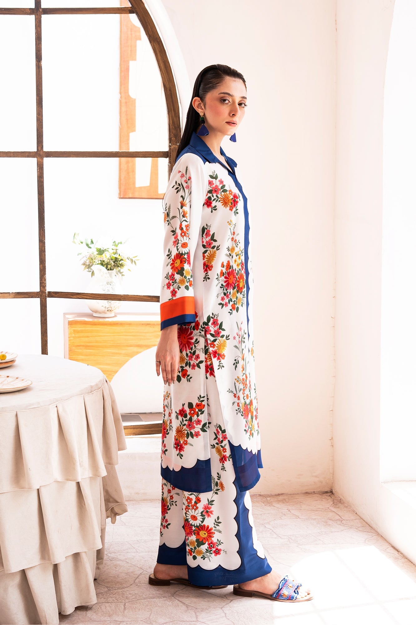 Ortensia (Shirt & Trouser) Lawn Fabric